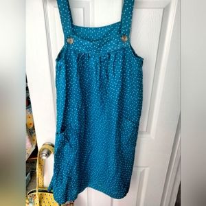 New with tags htf pinafore vintage style organic cotton Frugi Bloom summer dress